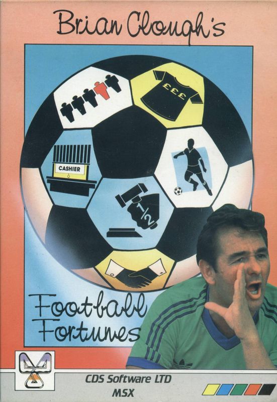 Brian Clough's Football Fortunes box art for Commodore 64